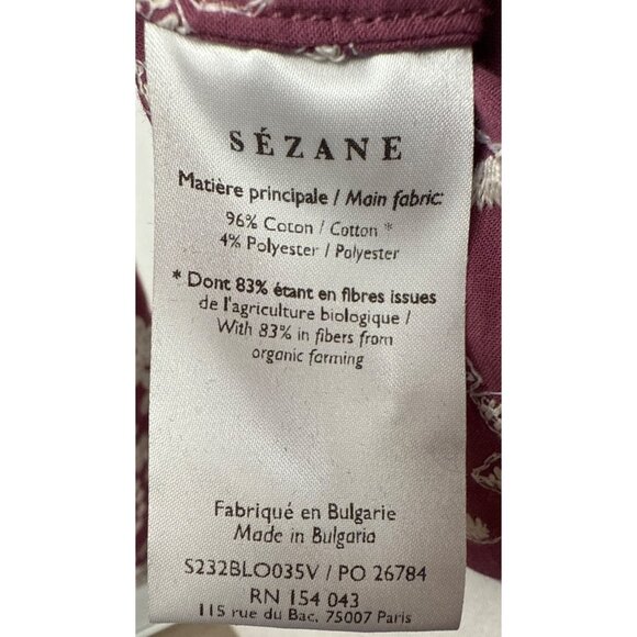 Floral Embroidered Blouse - Purple - Picture 10 of 12